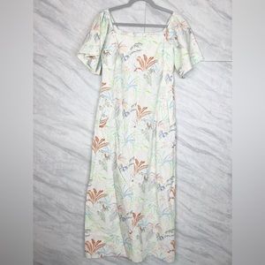 Omnes Rainforest Off the Shoulder Maxi Dress 10